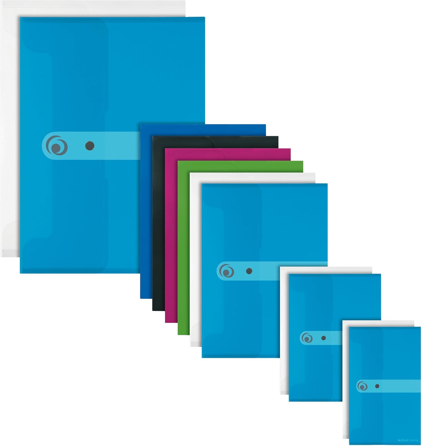 Herlitz Easy Orga To Go A5 Polyfoam Document Folder - Transparent Colourless (Pack of 6) – Bild 3