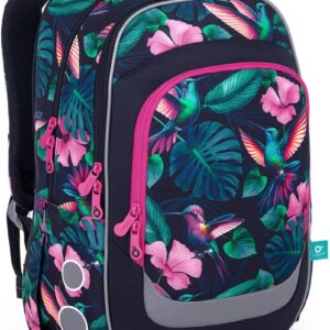TOPGAL Lori School Backpack from 2nd Class (approx. 125 cm), Ergonomic with Back Reinforcement, Water-Repellent & Lightweight, with Reflective Elements, 27 L School Bag with Chest Strap