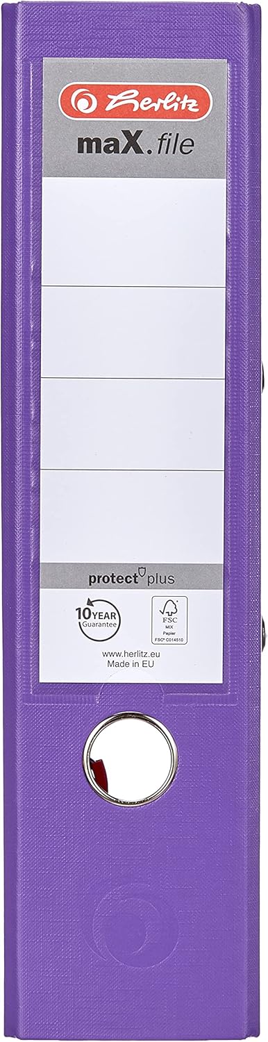 Herlitz 10834315 Binder maX.file protect + A4, 8 cm – Bild 3
