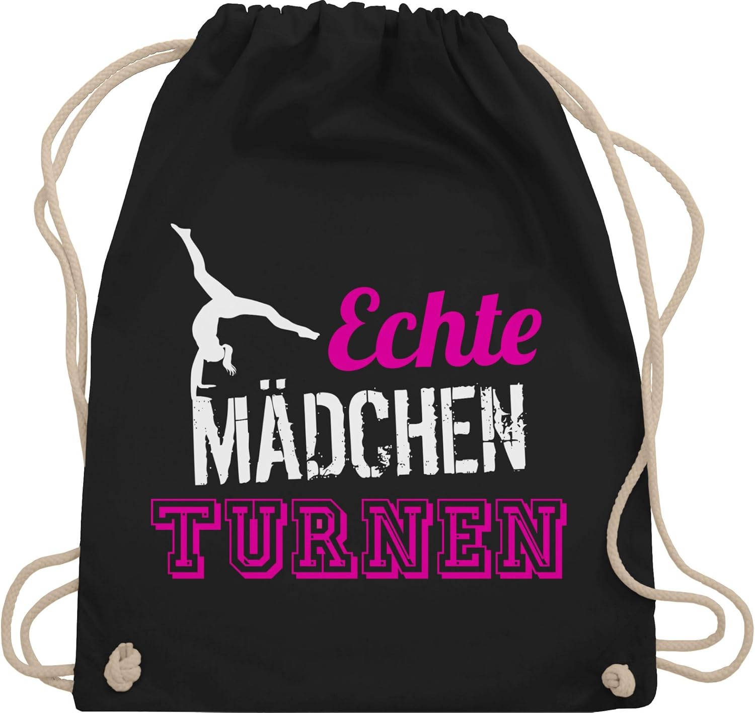 Other sports - real girls gymnastics - gym bag and fabric bag made of organic cotton