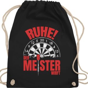 Shirtracer - Gym Bag Rucksack - Ruhe! Der Meister Werft
