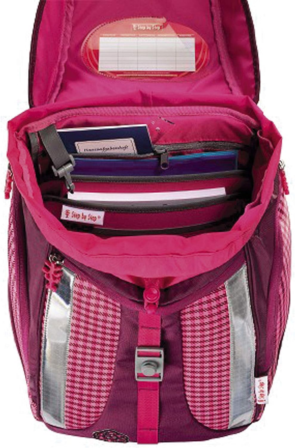 Horse Family Step by Step Flexine School Bag Set 7 Pieces with Sports Bag and School Bag, red – Bild 5