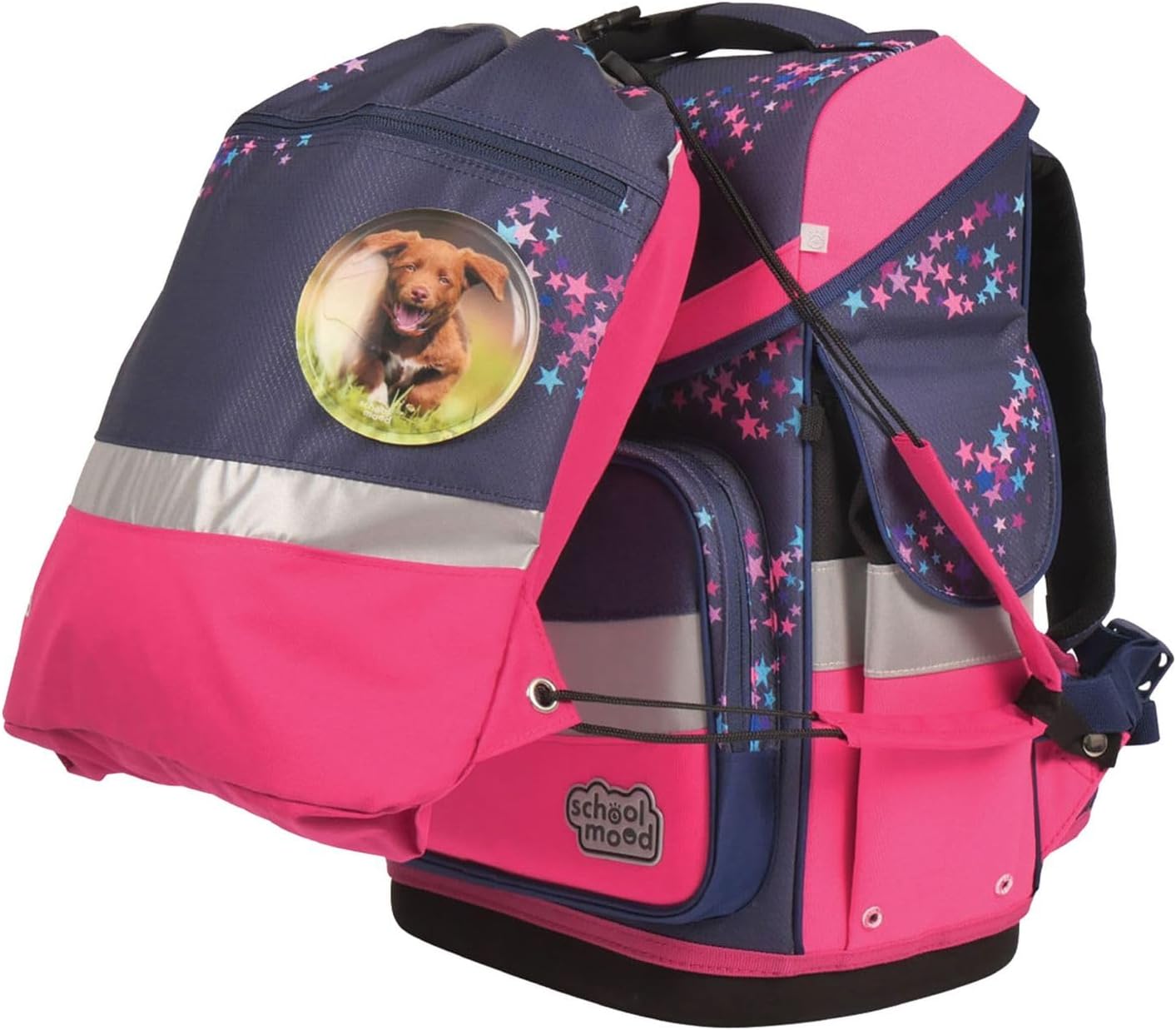 SCHOOL-MOOD - School Bag Set Dog, 7-Piece - Timeless Air+ - Ergonomic School Bag Boys & Girls - School Bag for Children in 1st to 4th Class - Leni (Dog) – Bild 8