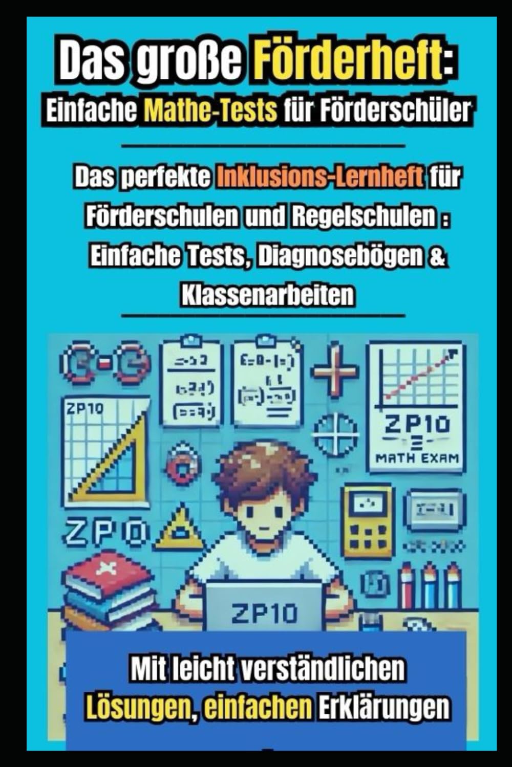 Das große Förderheft: Einfache Mathe-Tests für Förderschüler & Regelschule: Das perfekte Lernheft für Förderschulen & Inklusion: Einfache Tests, ... – Ideal für Lehrer, Eltern & Schüler