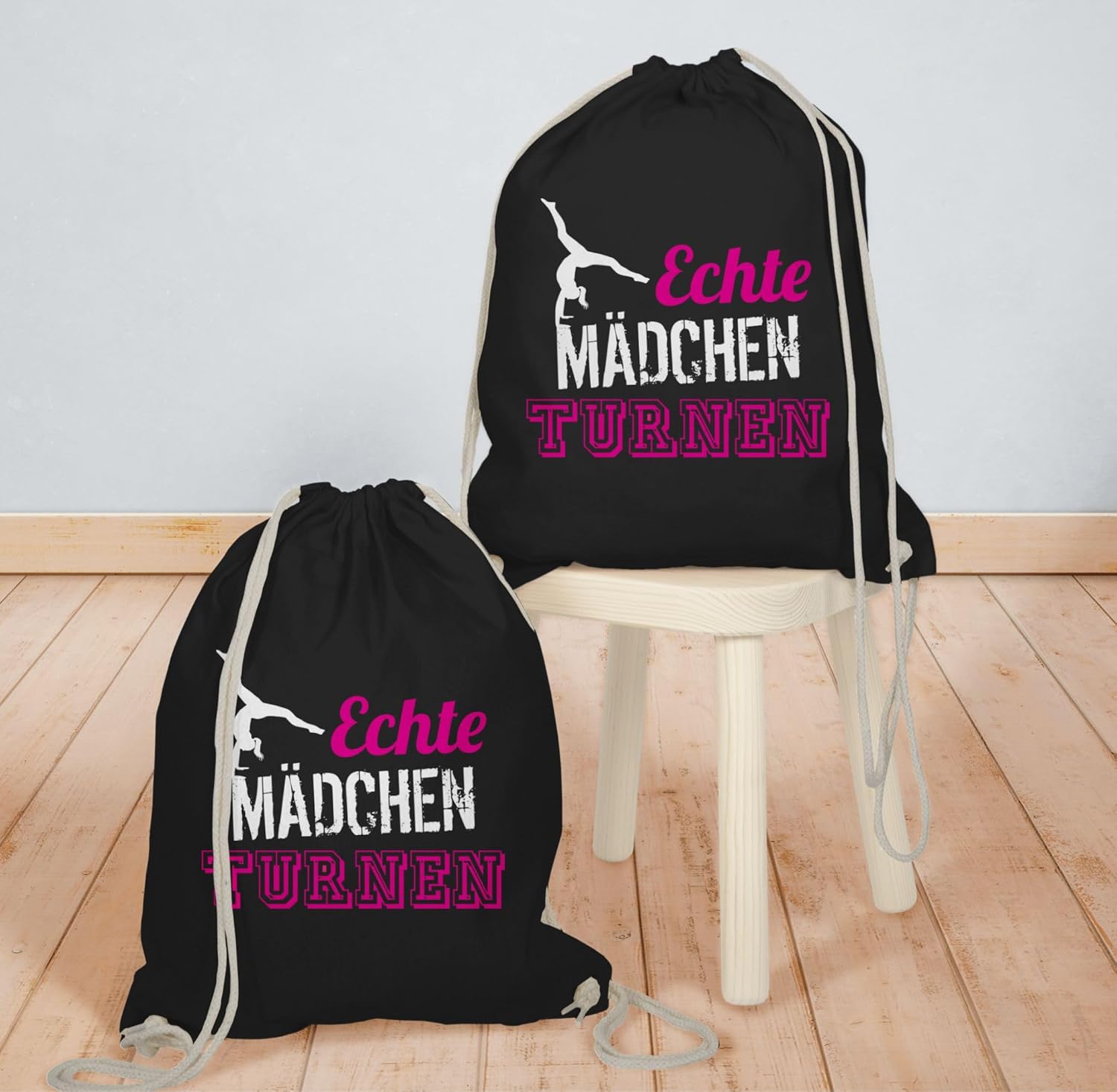 Other sports - real girls gymnastics - gym bag and fabric bag made of organic cotton – Bild 6