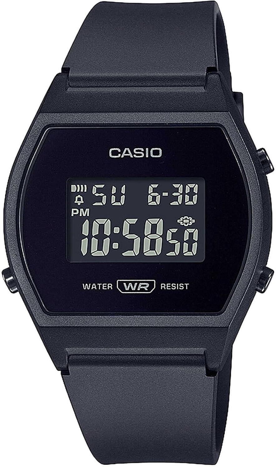 Casio - Collection Armbanduhr LW-204-4AEF - Damen Uhr - Spritzfest - Digital - Mit Kunststoffband - Rose