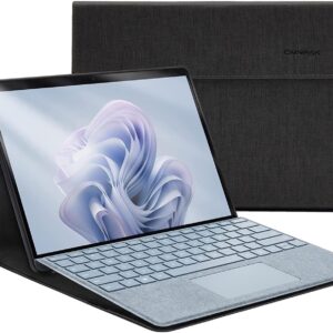 Omnpak Case for Microsoft Surface Pro 11 (2024) / Surface Pro 10 / Surface Pro 9 Case 13 Inch Lightweight Protective, Multiple Angle, Stylus Holder, Compatible with Type Cover Keyboard