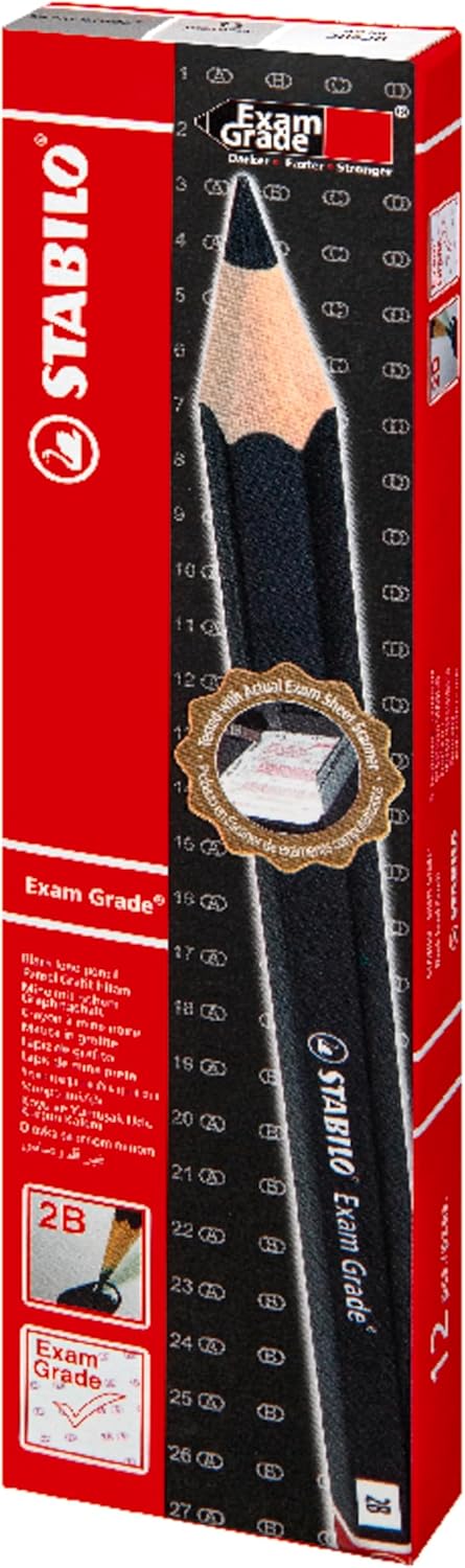 Graphite Pencil - STABILO Exam Grade - Pack of 12 - 2B – Bild 7