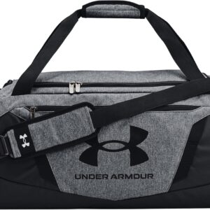 Under Armour Men’s Undeniable Medium Travel Bag, 58 L, Pitch Grey, Medium Heather/Black