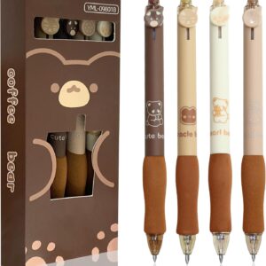 Erasable Ballpoint Pen Rollerball Pen Erasable Pack of 4 Blue Erasable Pens Ballpoint Pen Erasable 0.5 mm Erasable Rollerball Pen Student Gift School Office Supplies