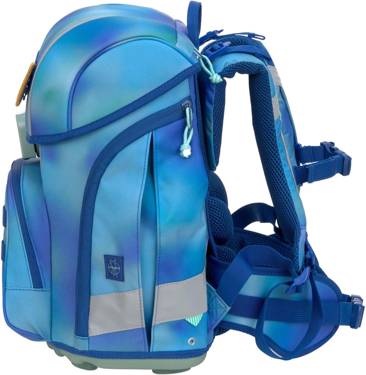 LÄSSIG School Bag Set Boxy Unique Gradient Green/Blue – Bild 3