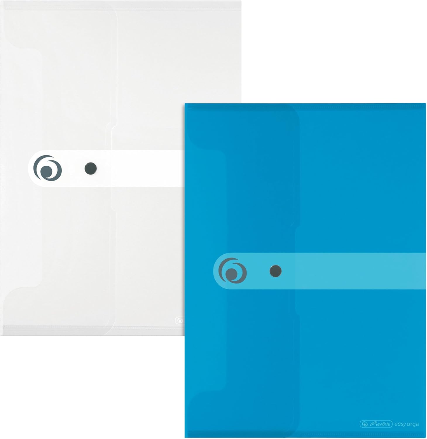 Herlitz Easy Orga To Go A5 Polyfoam Document Folder - Transparent Colourless (Pack of 6) – Bild 2