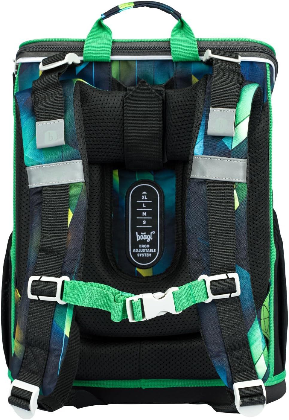Baagl School Bag Boys Girls Set of 3 - Zippy School Bag for 1st Class - Primary School Satchel with Chest Strap - Ergonomic School Backpack, soccer player, School bag set – Bild 4