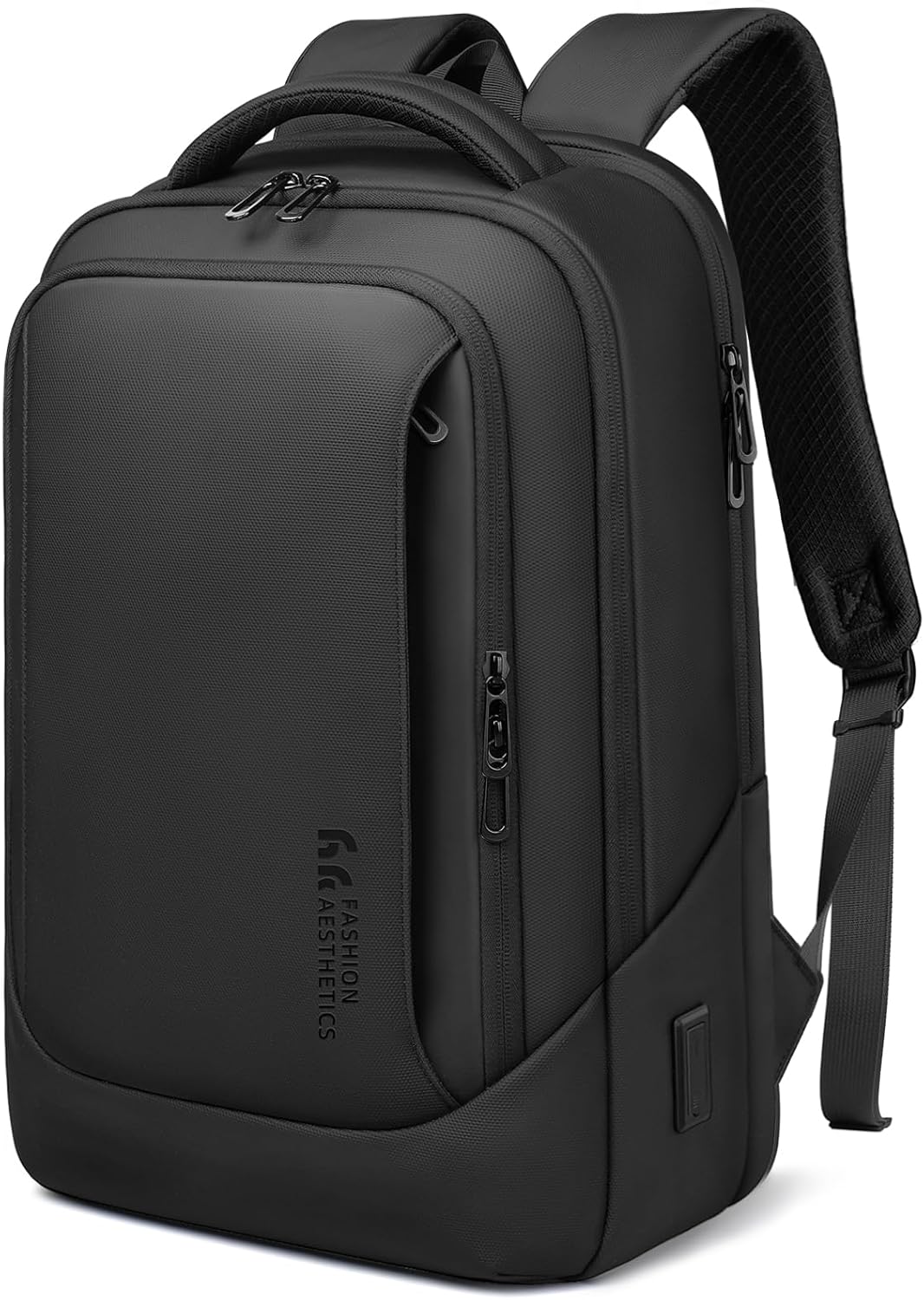 Men's Laptop Business Backpack with Laptop Compartment with USB Charging Port, Theft-Proof Hand Luggage, Daypack, Water-Repellent, Multifunction Laptop Bag for Work, School, Travel