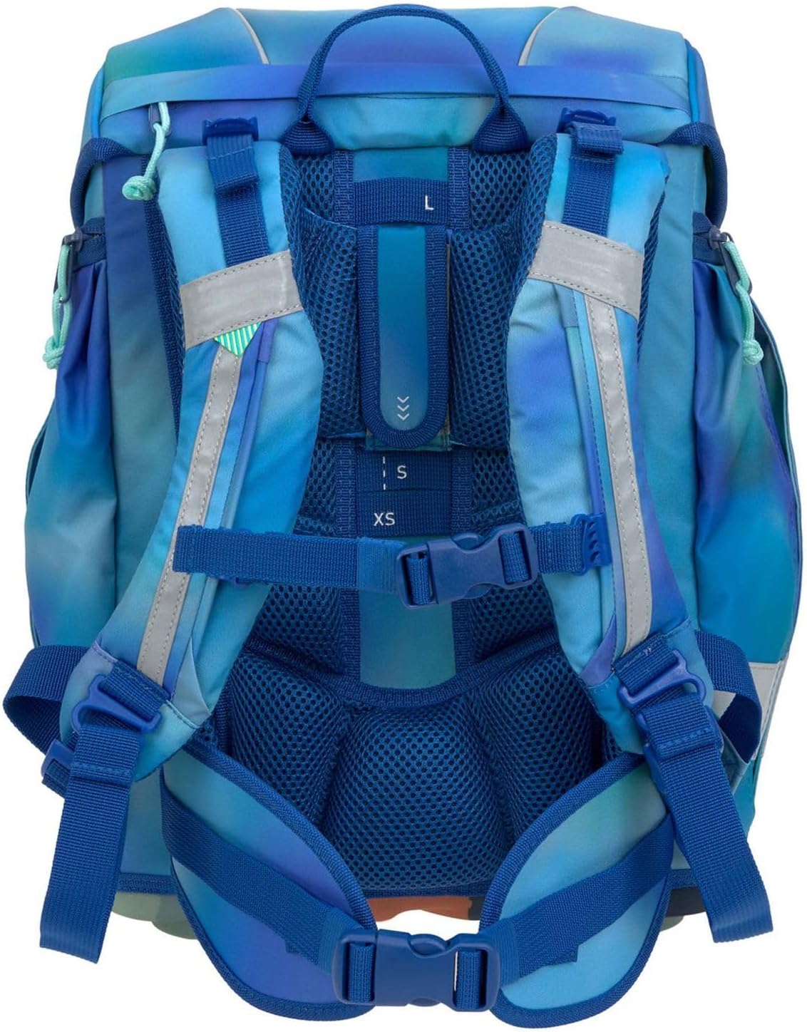 LÄSSIG School Bag Set Boxy Unique Gradient Green/Blue – Bild 4
