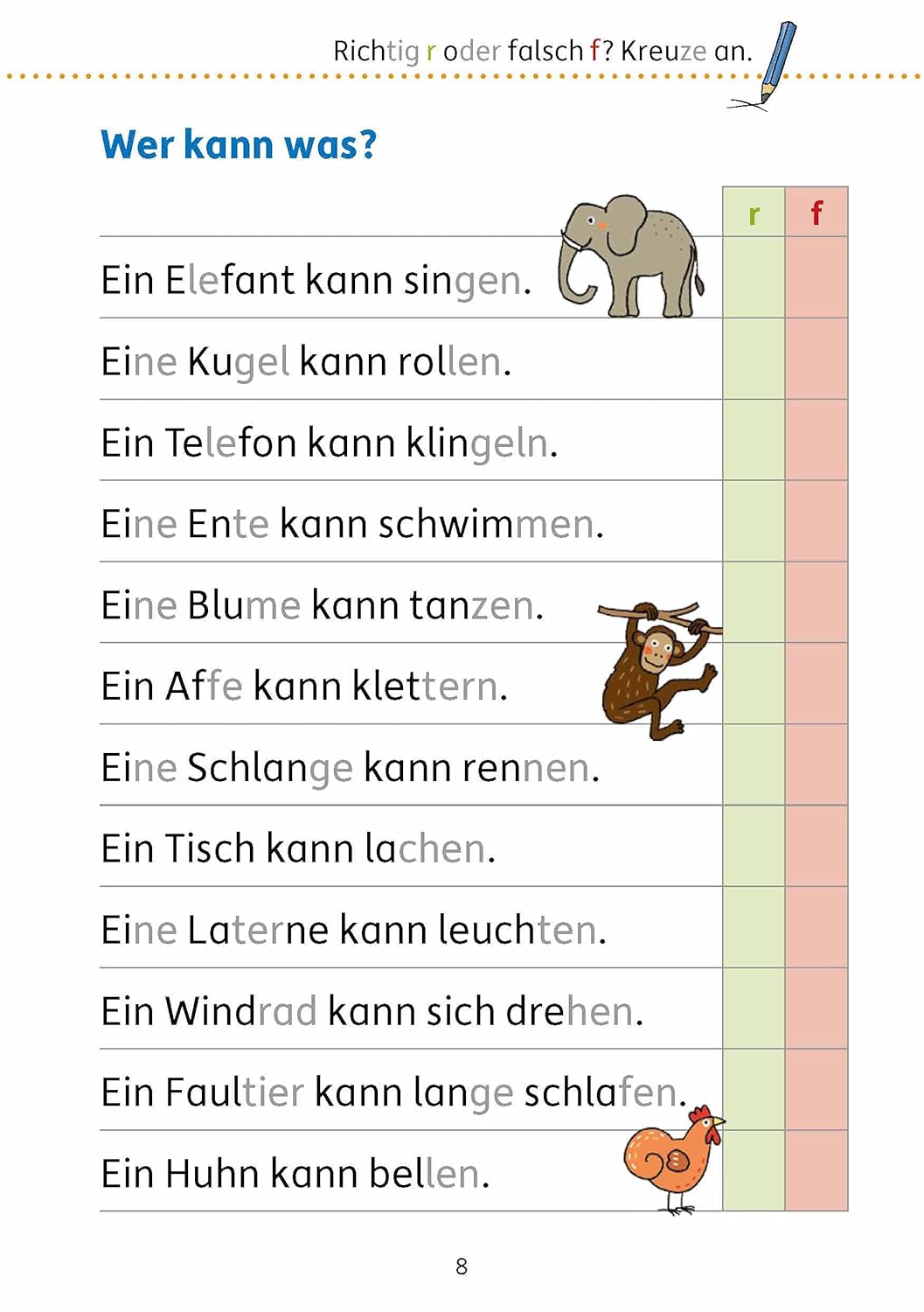 Mein Übungsheft Lesen 1. Klasse - Vom Satz zum Text: Lese-Aufgaben mit Lösungen - Silben lesen lernen (Lernhefte zum Üben und Wiederholen, Band 472) – Bild 6