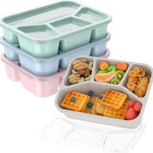 Lunch Box Set of 4 Adult Bento Box with Compartments Lunch Box Bread Box Breakfast Box Lunch Box Lunch Box Lunch Box Lunch Box Breakfast Box