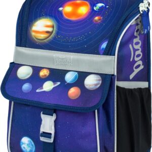 Girl’s School Bag for 1st Class – Ergonomic School Bag for Children, School Backpack with Chest Strap, Primary School Satchel