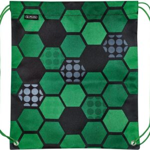 Herlitz Sports Bag / Gym Bag / „Football“, Green