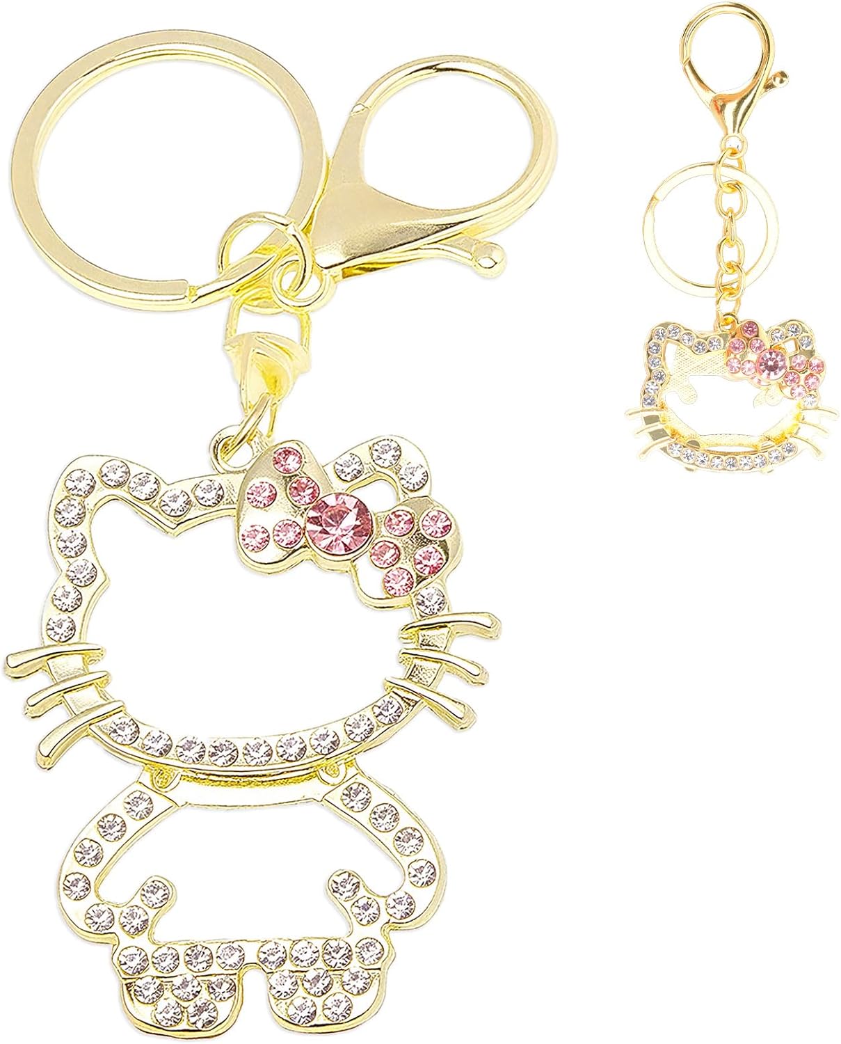 Cute Keychain, 3D Cute Kawaii Anime Key Chain, Decorative Accessories for Handbags, School Bag, Gift for Girls
