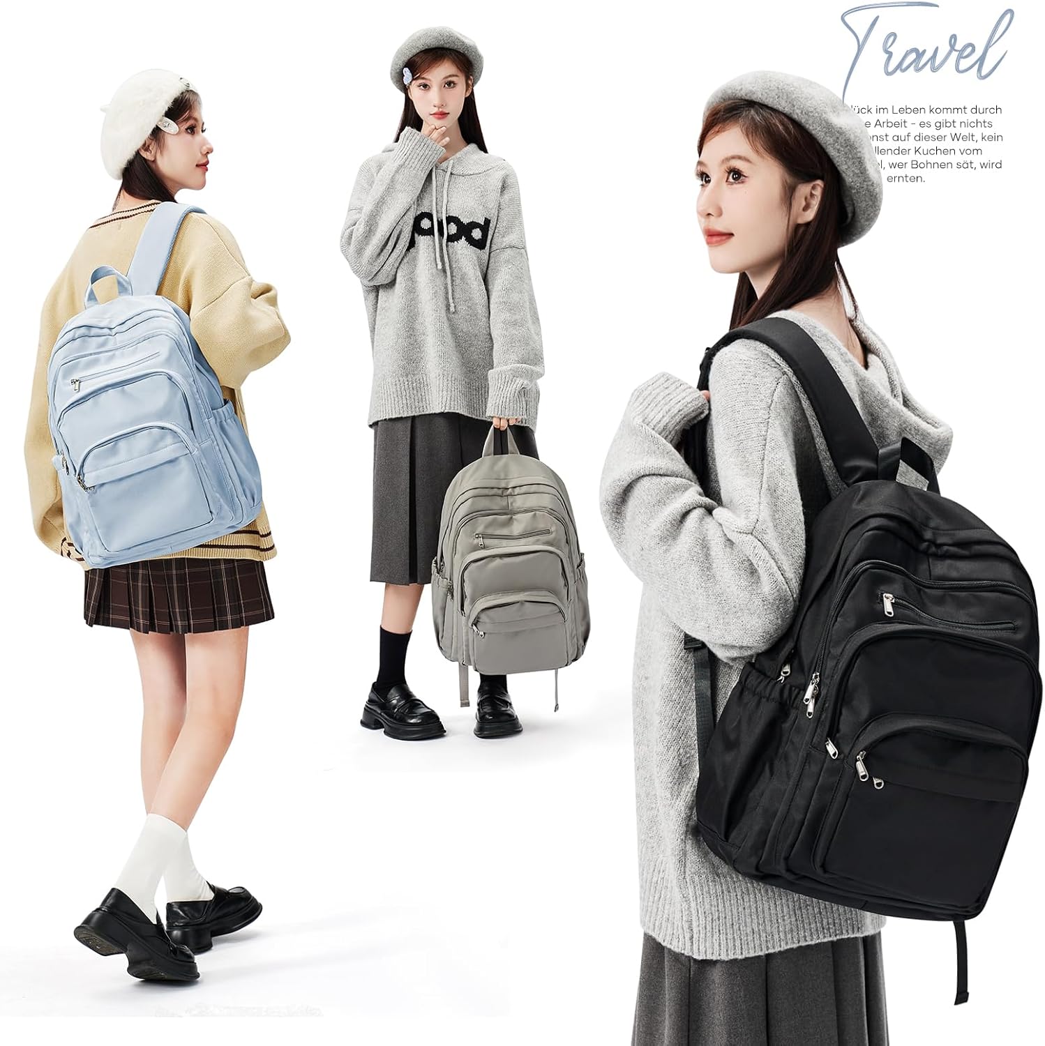 Backpack Women Men Lightweight School Backpack Teenager Girls Boys