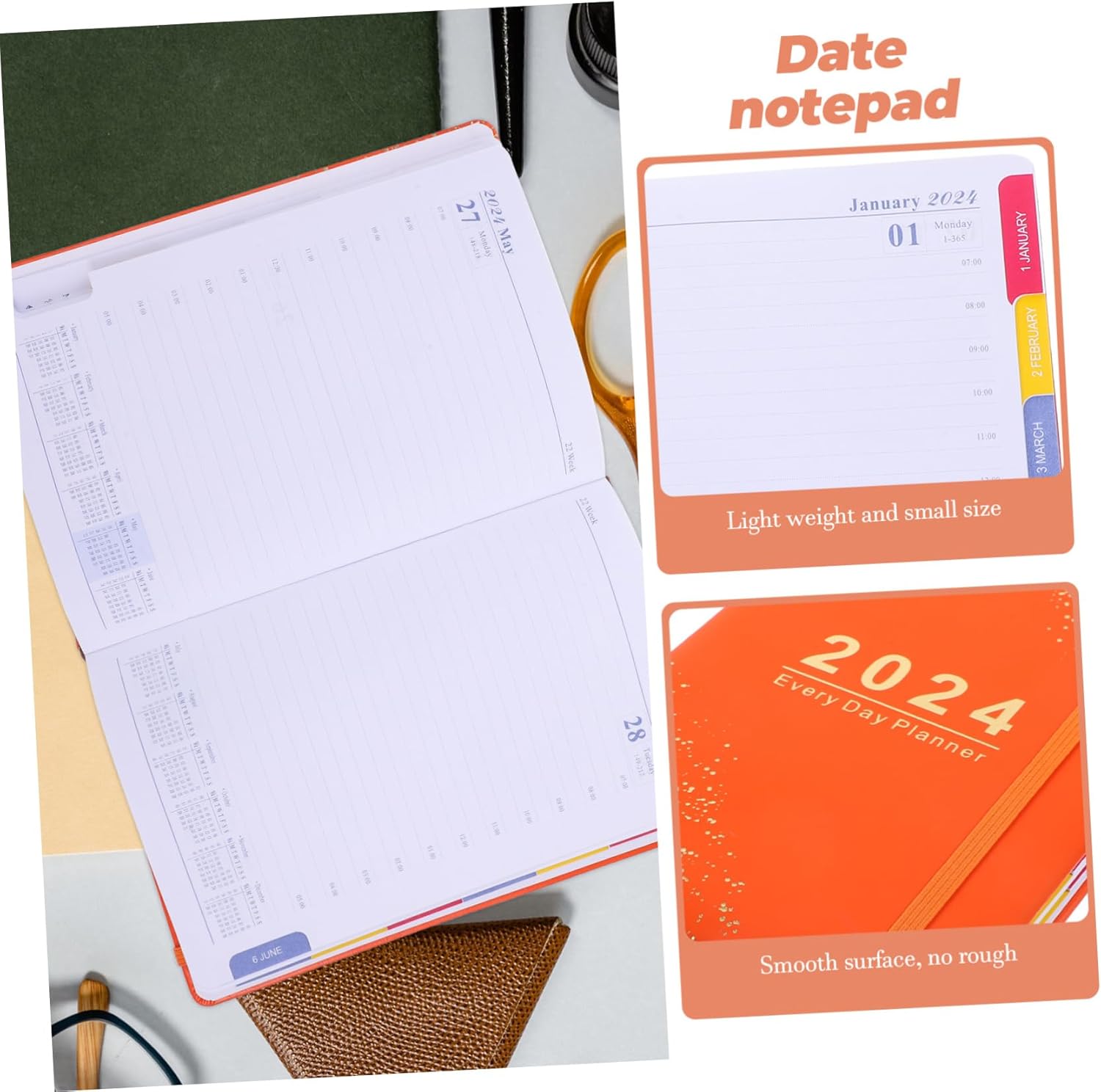 Operitacx Wochenplaner Lehrerplaner Und Unterrichtsplaner Datumskalender Stundenplaner Wochenkalender To-do-listen-notizblock Lernplanblock Kalender – Bild 6