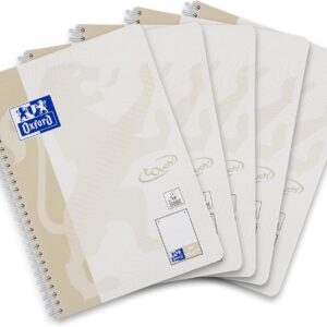 Oxford Spiral-bound Notepad, light grey B5