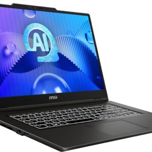 MSI VenturePro 17 AI, Business Laptop, Intel® Core™ Ultra 7 Processor 155H, 17.3" Full HD Display, NVIDIA® GeForce RTX™ 3050 Graphics, 16GB RAM, 512GB SSD, Windows 11 Home, QWERTZ Keyboard, A1UDXG-016