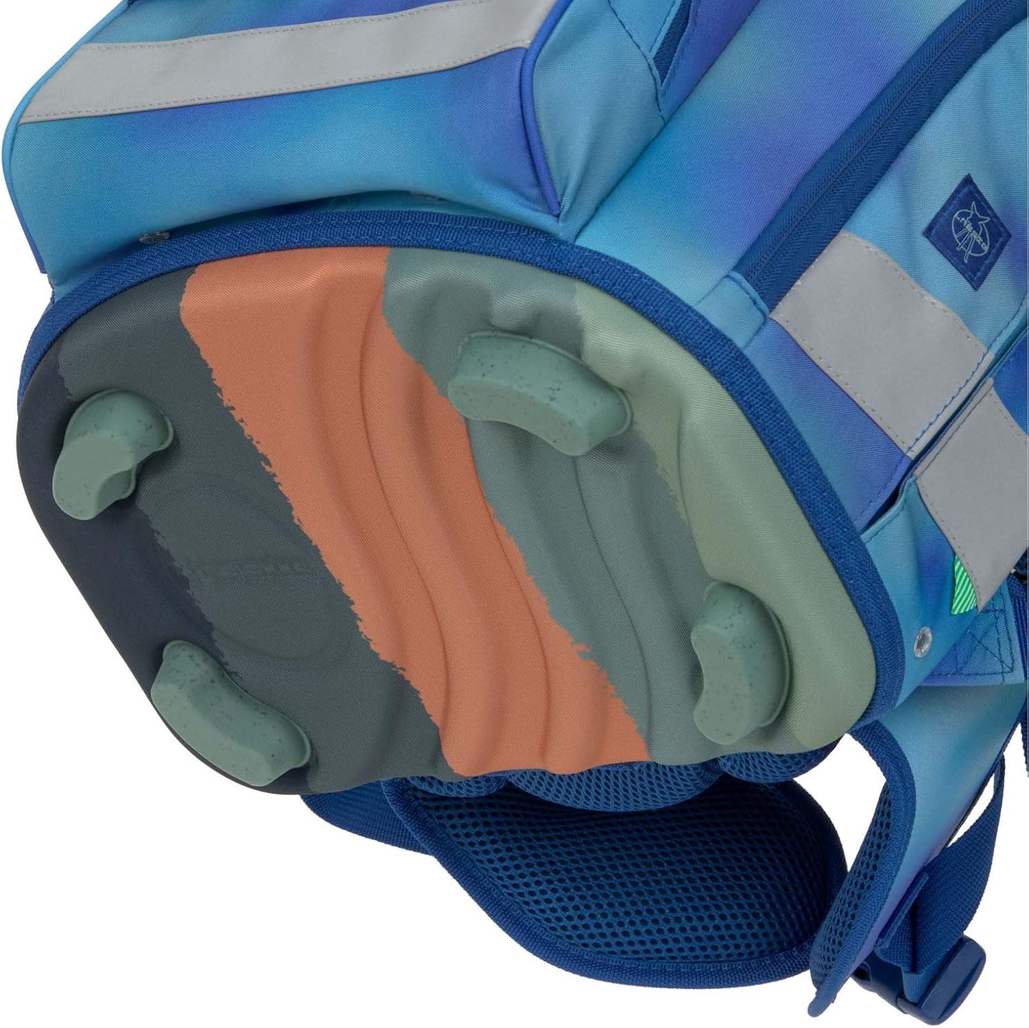 LÄSSIG School Bag Set Boxy Unique Gradient Green/Blue – Bild 5