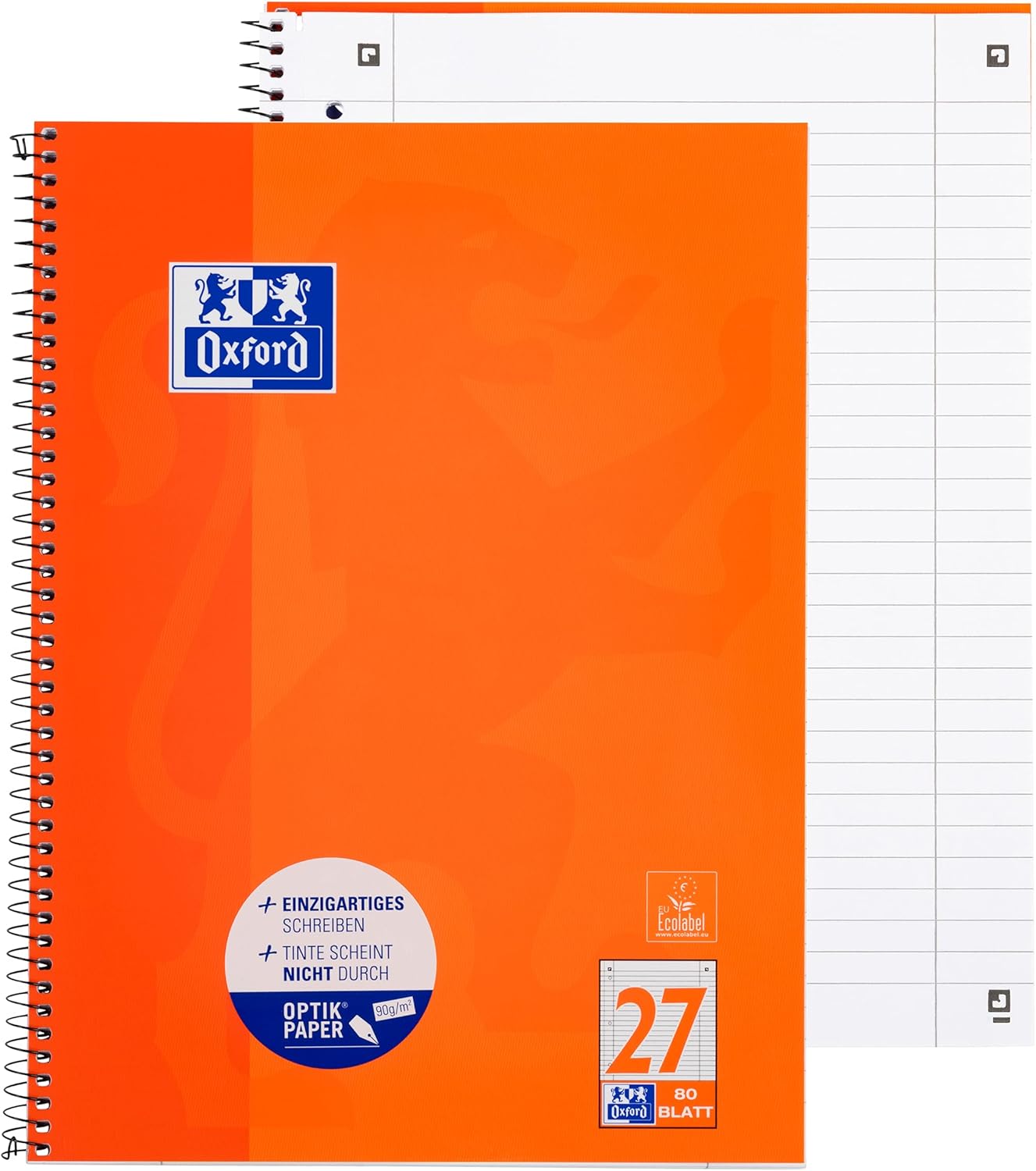 Oxford "School" Notepad / A4+ / 80 Pages / Perforated. – Bild 2