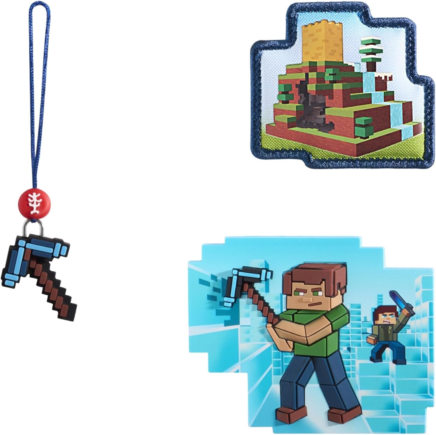 Step by Step Magic Mags Gamer Dan 3 Pieces 2 Magnet Appliques and 1 Charm Game Design Fits School Bag or Preschool Backpack