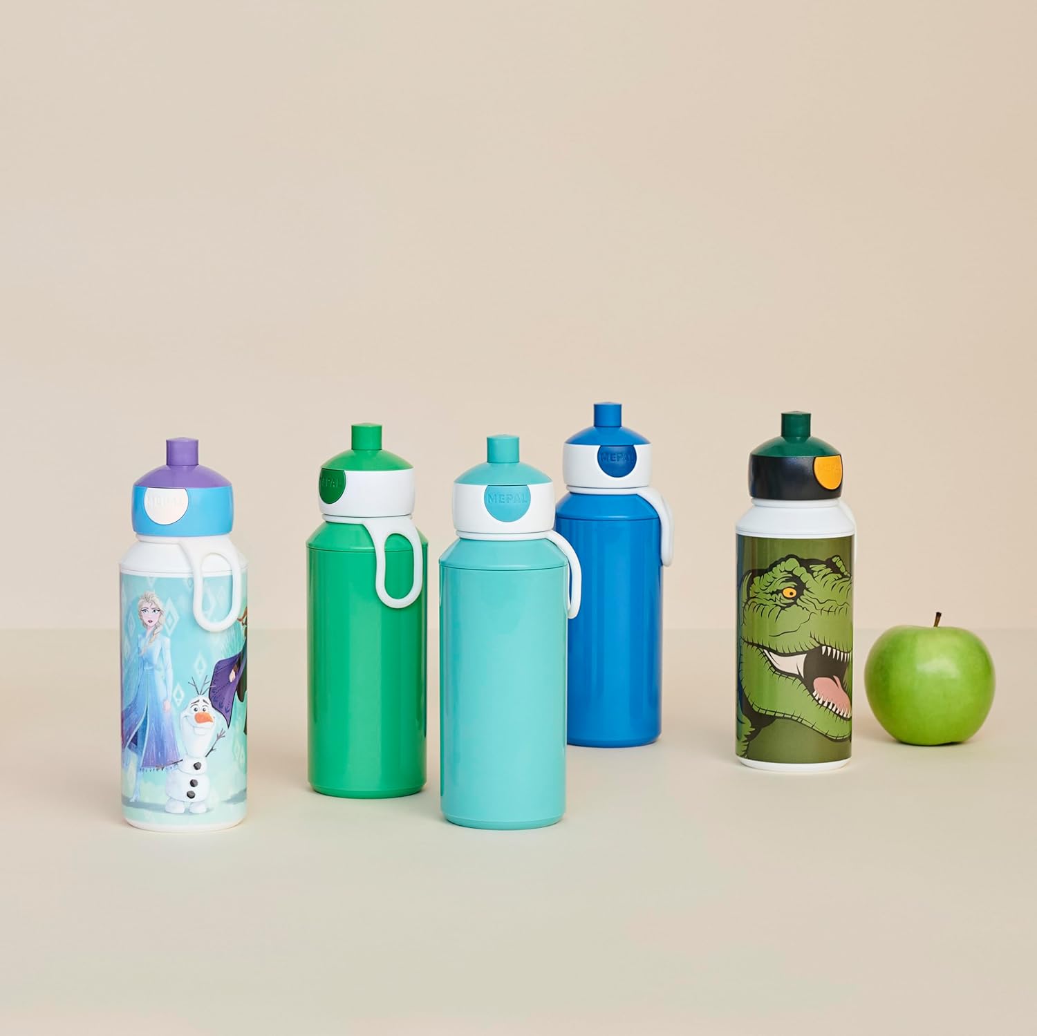 Mepal - Pop-up Campus Water Bottle - Water Bottle - Leak-proof Bottle for School - Reusable - BPA Free & Dishwasher Safe - 400 ml - Peppa Pig – Bild 6