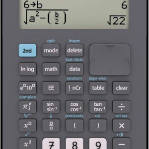 Texas TI-30X Prio MathPrint Scientific School Calculator (IQB, Solar/Battery) Grey