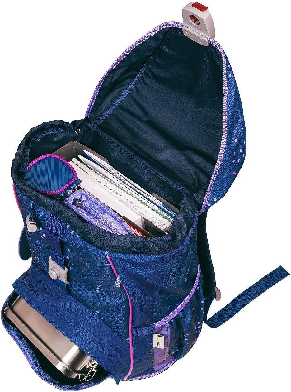 DER DIE DAS Lightweight School Backpack, ErgoFlex Deep Ocean Set of 5, Approx. 22 L Volume, Approx. 800 g Weight, Deep Ocean, Backpack – Bild 4
