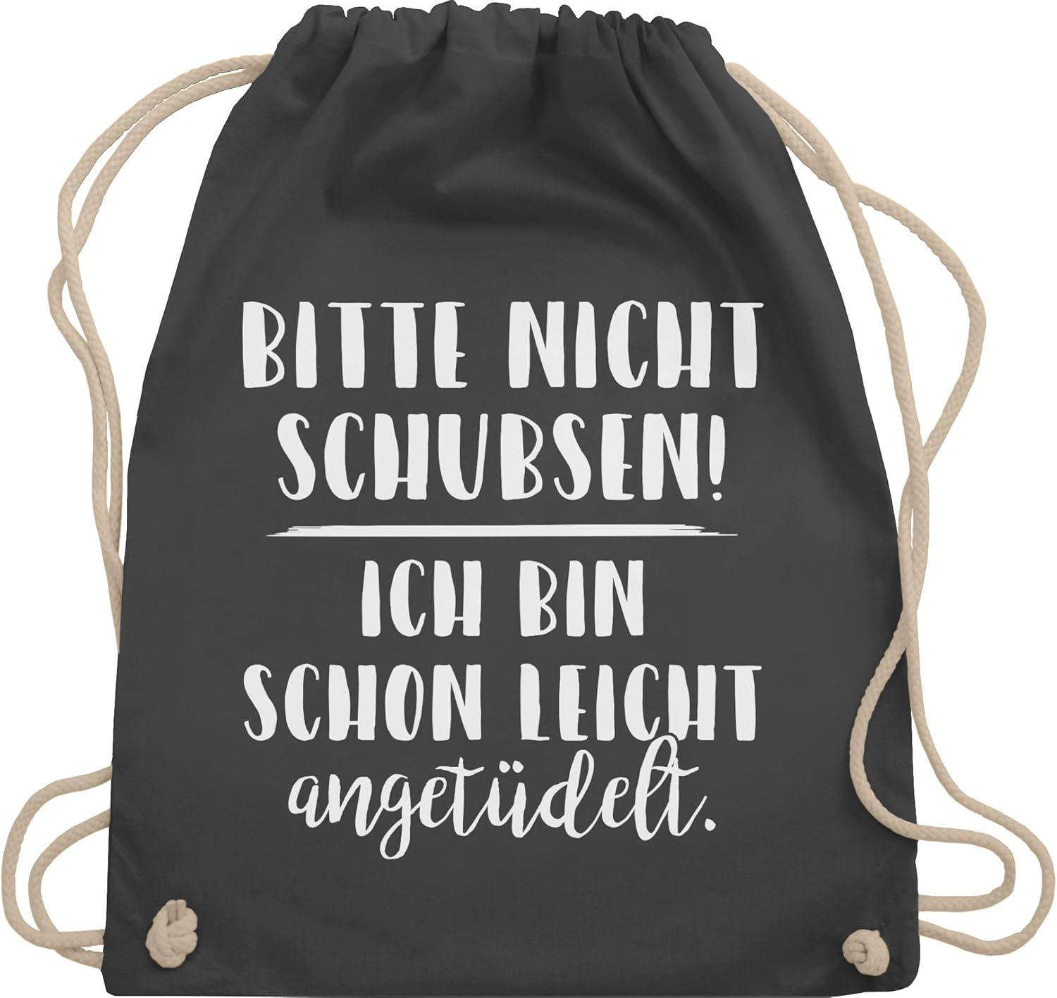 Festival Gym Bag – Bitte Nicht Schubsen Ich Bin Schon Leicht Angetüdelt – Sports Bag & Gym Bag