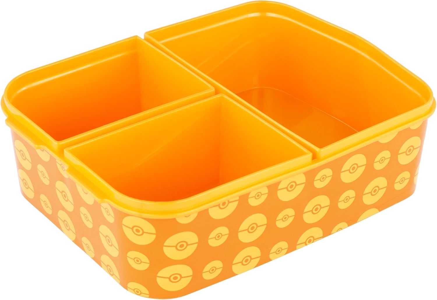 P:os 34242 Pokémon Lunch Box for Children with 3 Compartments, Plastic Lunch Box with Clip Closures, Lunch Box for Nursery, School and Leisure – Bild 4
