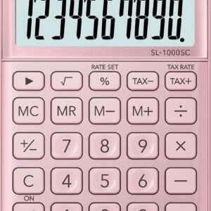 Casio SL-1000SC-WE Stylish Calculator, 10 Digits, White