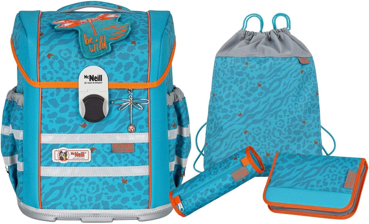 McNeill Ergo Mac School Bag Set 4 Pieces Orange