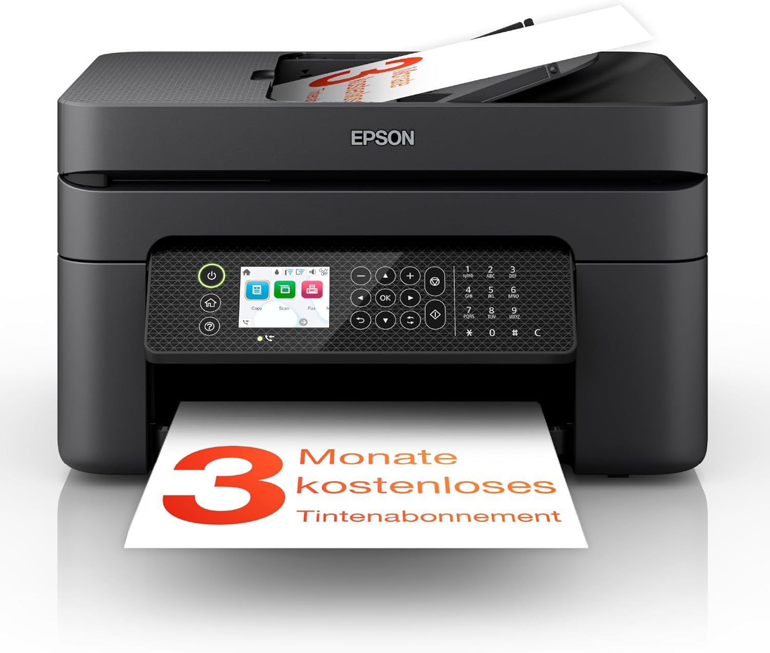 Epson Workforce WF-2950DWF A4 Wireless Multifunction Inkjet Printer with Free ReadyPrint Flex ABO* Ink