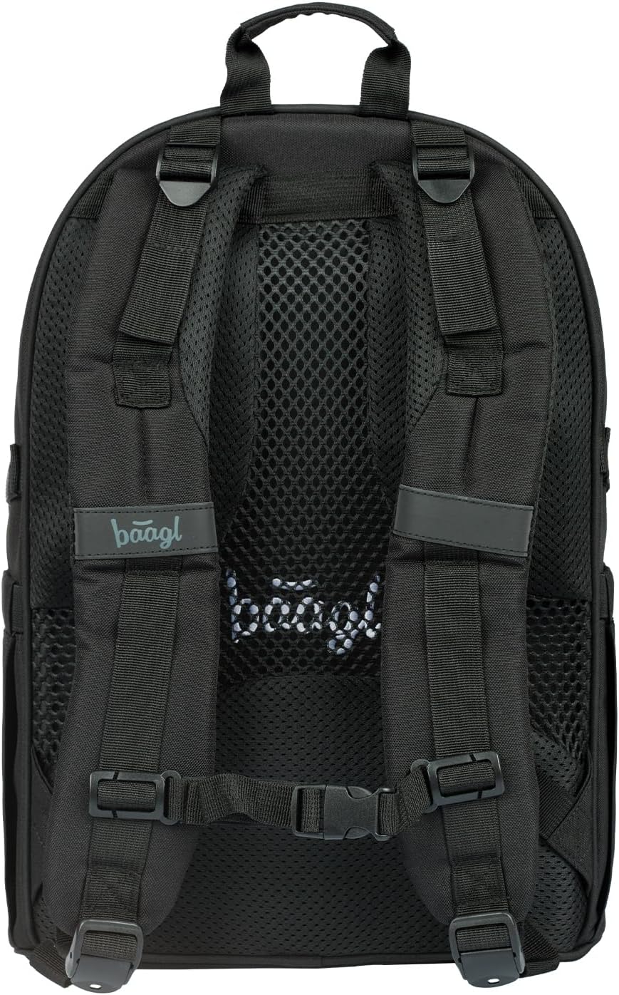 Baagl School Backpack Set Boys Girls 3-Piece School Bag from 3rd Grade, Primary School Satchel with Chest Strap, Ergonomic School Bag – Bild 3