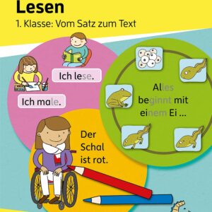 Mein Übungsheft Lesen 1. Klasse – Vom Satz zum Text: Lese-Aufgaben mit Lösungen – Silben lesen lernen (Lernhefte zum Üben und Wiederholen, Band 472)