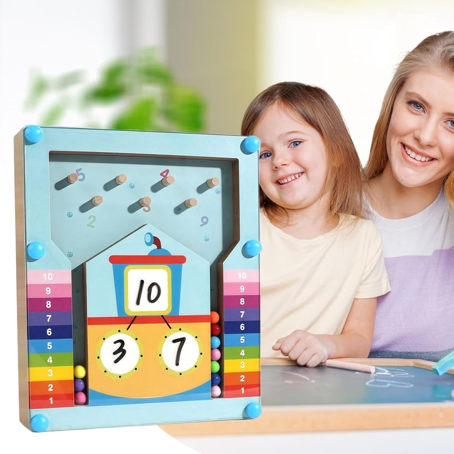 Matte Games - Interactive Pear Toy - Learning Programs Blocks and Beads within 10 Game Resources, Preschool Age, School, Classroom – Bild 7