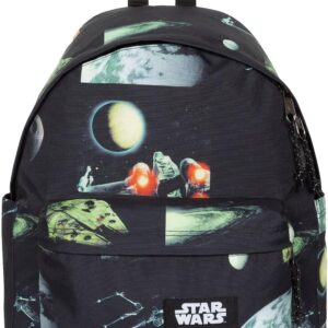 Eastpak Star Wars Day Pak’r Rucksack Colour SW Galaxy Black with Additional Zip and Laptop Compartment 13.3, SW Galaxy Black, M
