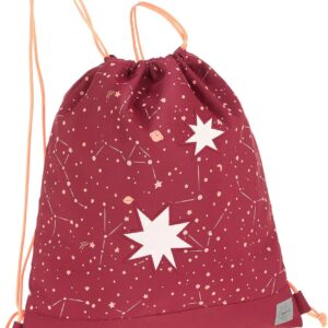 LÄSSIG Magic Bliss Children's Gym Bag with Drawstring Backpack Function Sports Bag School Nursery Mini String Bag, red, Magic Bliss