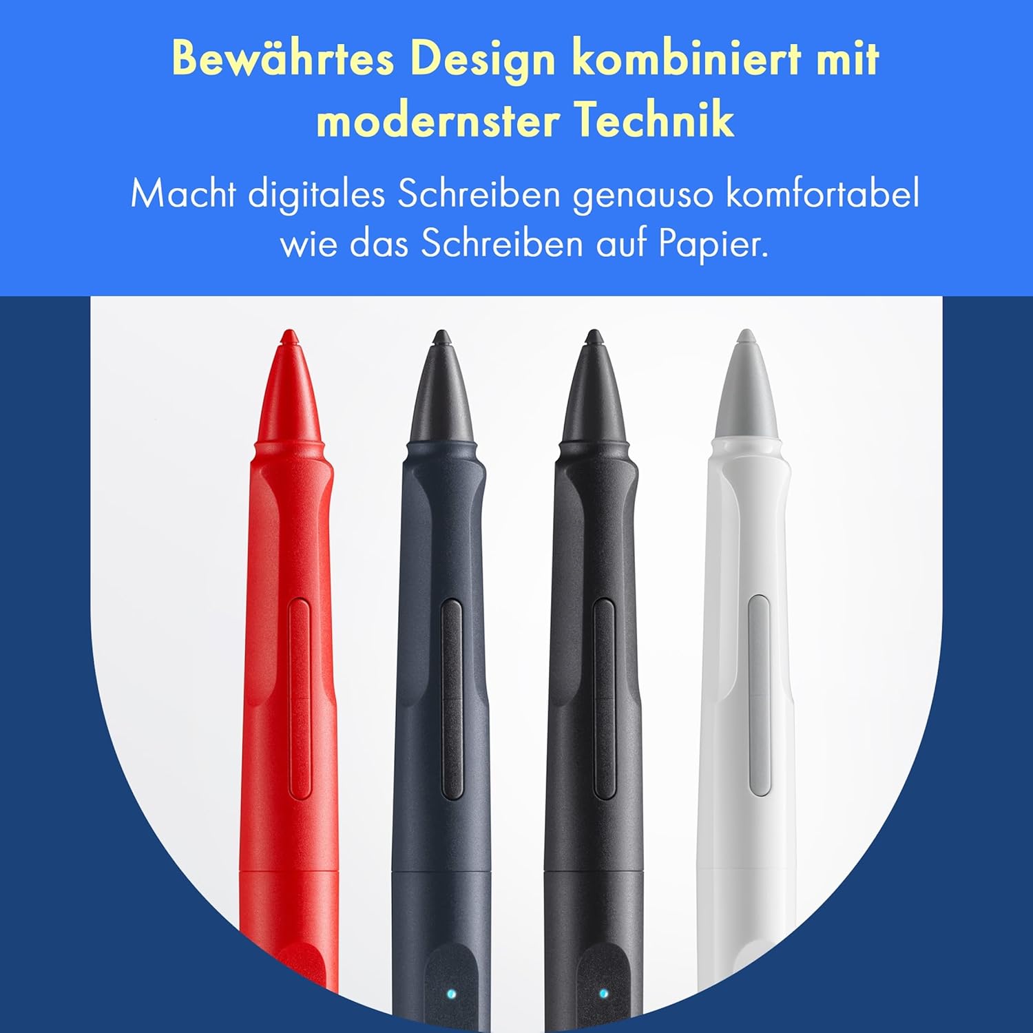 LAMY Safari Note+ All Black iPad Pen - Stylus Pen with Palm Rejection, Tilt Sensitivity & Ergonomic Grip - Compatible with Various iPad Models - Up to 10 Hours Battery Life – Bild 9