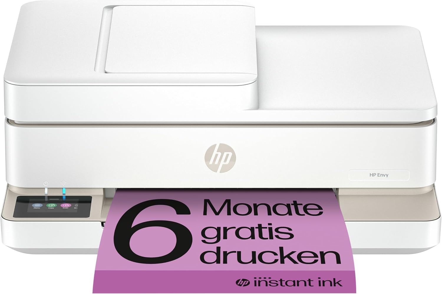 HP Envy 6520e Multifunction Printer, 6 Months Free Printing Instant Ink Included, Print, Copy, Scan, Mobile Fax, Wi-Fi, Automatic Document Feeder, Touchscreen