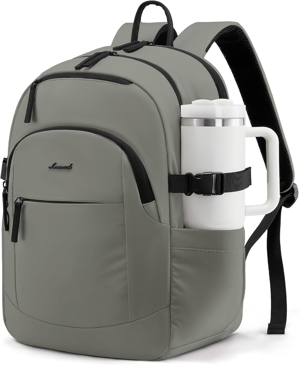 LOVEVOOK Backpack Women Men Large 17.3 Inch Laptop Backpacks, Waterproof School Backpack Teenager Daypacks Backpack Women, Teacher Bag, Work Bag, Travel Backpack for School, University, Office, Green