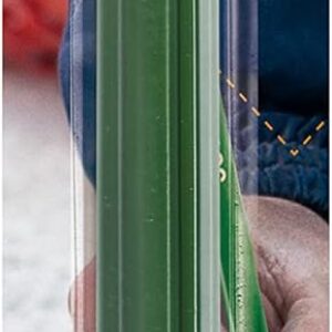 Lyra L4318003 LYRA Steinhauerstift 331® Oval 24 cm Long, Pencil in Professional Design, Ideal for Markings on Stone / Concrete, Pack of 3 in Blister Packaging