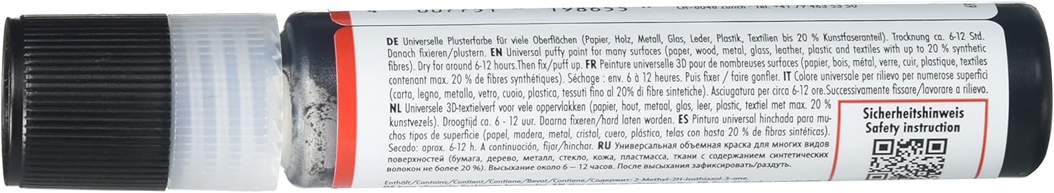 Marabu 673 25 ml 3D Liner, Black – Bild 4