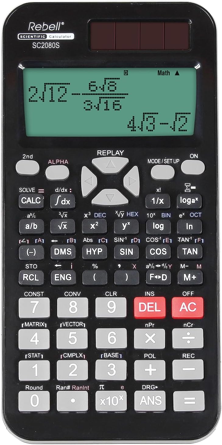 Rebell RE-SC2080S BX Scientific Calculator